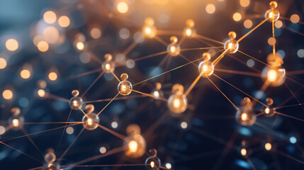Global business structure of networking. Analysis and data exchange customer connection