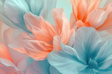 Poster - A close-up view of a bouquet of colorful flowers