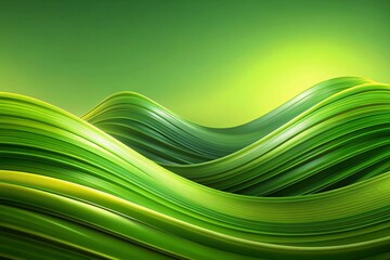 Poster - Modern Wavy Style Cool Plain Green Background for Presentations, Ideal for PowerPoint Slides, Professional Templates, and Digital Displays with a Contemporary Aesthetic Appeal