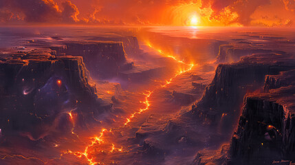 Wall Mural - unknown planet from outer space. space nebula. cosmic cluster of stars. outer space background