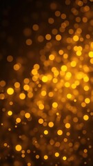 Wall Mural - A shimmering gold particle abstract background perfect for awards ceremonies and celebrations, elegant, particles, gold