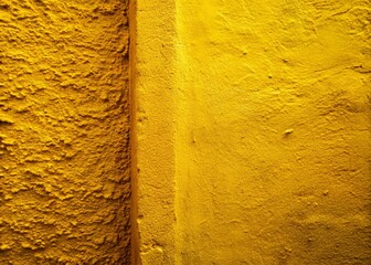 Poster - Vibrant Yellow Textured Wall Background Perfect for Design Projects and Creative Enhancements in Various Applications with Ample Copy Space for Customization