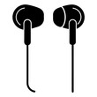 © mithun1990 - earbuds  on a white background