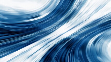 Poster - modern abstract background with blue light motion lines