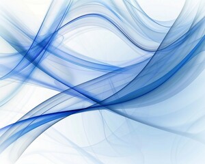 Poster - digital speed tunnel in blue futuristic pathway background