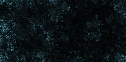 Wall Mural - Abstract blue smoke on black background. abstract vintage old surface texture background. Abstract fractal art background motion Fantastic outer view for web design image with place for text Template.
