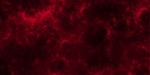 Poster - Red smoke on dark background .Freeze motion of red color fire particles splashing. Dark Red horror scary background. Dark grunge red texture concrete. Colorful smoke close-up on a black background.	