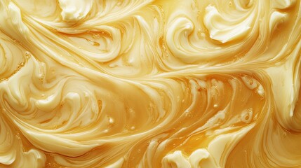 Poster - Swirling Creamy Abstract Art Background Design