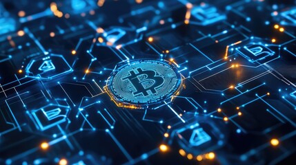 Poster - Digital Bitcoin Network with Gigapixel Quality