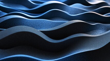 Aufkleber - The image is a close up of a blue wave with a lot of texture