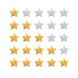 © marijaobradovic - Stars rating icon set, vector