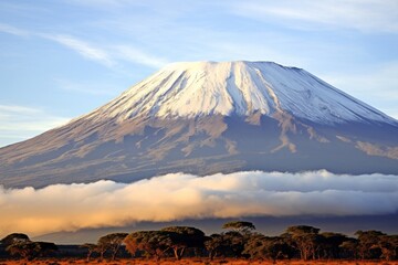 Canvas Print - Kilimanjaro mount landscape mountain outdoors.