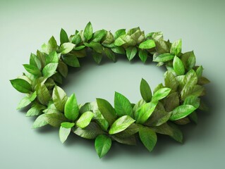 Poster - circular growth pattern, venture capital flow, 3d design illustration