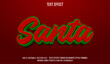 © danis_saepudin - Santa 3d editable text effect style