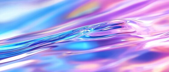 Wall Mural - abstract water surface with soft pastel hues, creating a serene and calming visual effect.