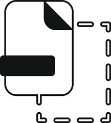 Fototapete - Secure online file transfer, data exchange, document sharing, cloud storage, and network connection concept