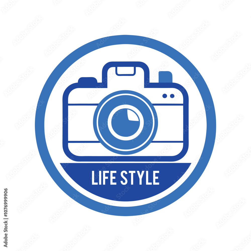 Photography Logo Vector - Minimalist and Modern Camera Icon with Lens ...