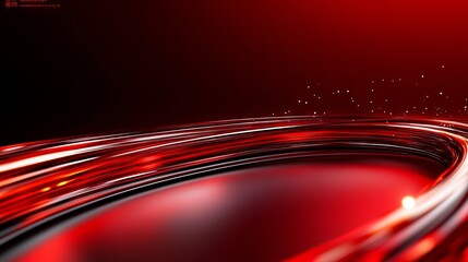 Wall Mural - A red and black abstract background with a black background