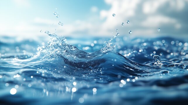 liquid creating gentle ripples and motion, ideal for subtle, organic movement in motion graphics.