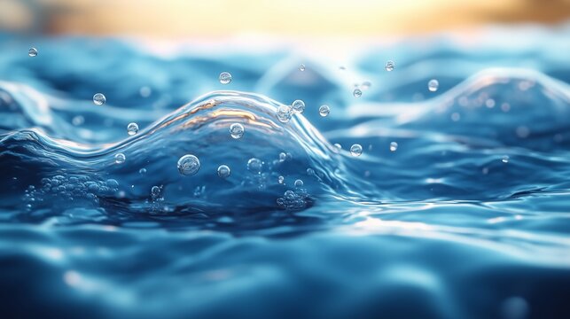 liquid creating gentle ripples and motion, ideal for subtle, organic movement in motion graphics.