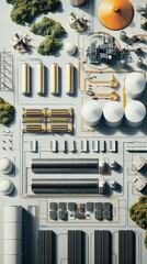 Poster - Detailed Illustration of Energy Storage Systems Overview
