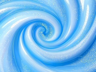 Poster - Swirling Blue Vortex with Glittery Texture Ideal for Backgrounds, Digital Art, and Creative Projects in Various Design Applications