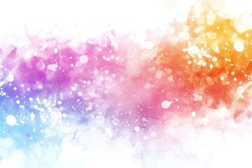 Poster - A beautiful and vibrant watercolor background with a mix of colors, ideal for designs and illustrations