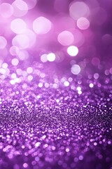 Poster - Close up view of a vibrant purple glitter background ideal for creative projects, party decorations or social media graphics