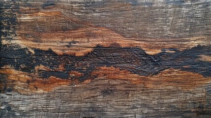 Poster - A detailed view of wooden grain and texture