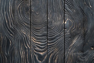 Poster - Close-up view of a wooden surface with natural grain and texture