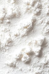 Wall Mural - A close-up shot of a pile of white powder, possibly used for artistic or scientific purposes