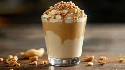 Poster - A sweet treat served in a high glass, perfect for a coffee shop or cafe