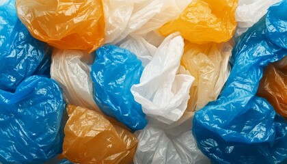 Arrière-plan de sacs plastiques