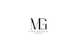 © ab - Alphabet letters Initials Monogram logo MG GM M G