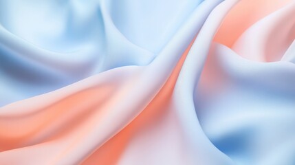 Wall Mural - smooth gradient blend of light blue and soft peach creating a gentle atmosphere
