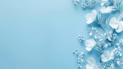 Wall Mural - gentle solid baby blue background perfect for light and airy designs