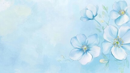 Wall Mural - gentle solid baby blue background perfect for light and airy designs