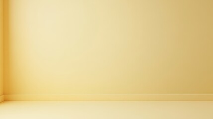 Wall Mural - clean solid pale yellow color background with no texture