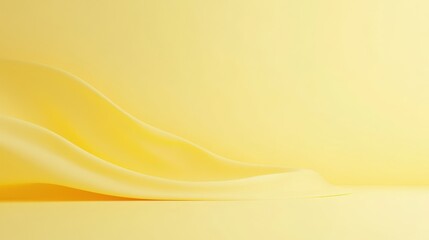 Wall Mural - light pastel yellow color background with a smooth, clean finish