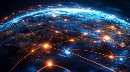 Poster - earth connection background
