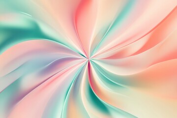 Poster - Soft, swirling pastel colors intertwine, forming fluid shapes that create an atmosphere of serenity and modern elegance. Generative AI