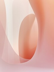 Poster - Soft pastel shapes merge seamlessly, creating an ethereal and calming composition that invites reflection and tranquility. Generative AI