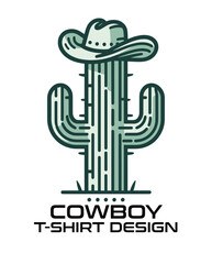 Wall Mural - Cowboy Vector T Shirt Design