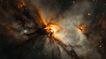 Wall Mural - nebula and galaxies in space. abstract cosmos background