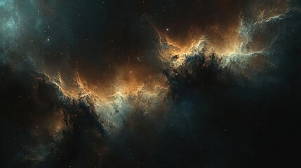 Wall Mural - nebula and galaxies in space. abstract cosmos background