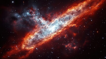 Wall Mural - nebula and galaxies in space. abstract cosmos background