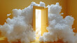 © farikhin - Open Door in Cloud 3D Illustration