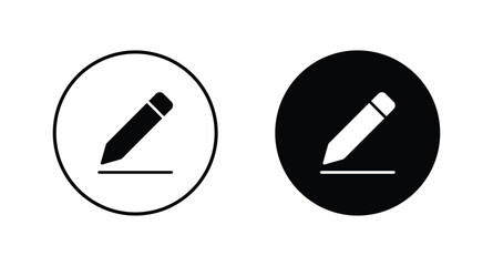 Wall Mural - edit icon set. edit document icon. writing pencil vector icon