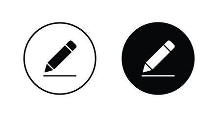 Wall Mural - edit icon set. edit document icon. writing pencil vector icon