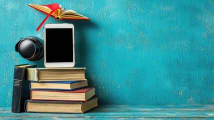 Poster - Establishing an effective distance learning setup with books and technology devices for students